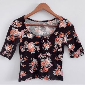PacSun floral crop top